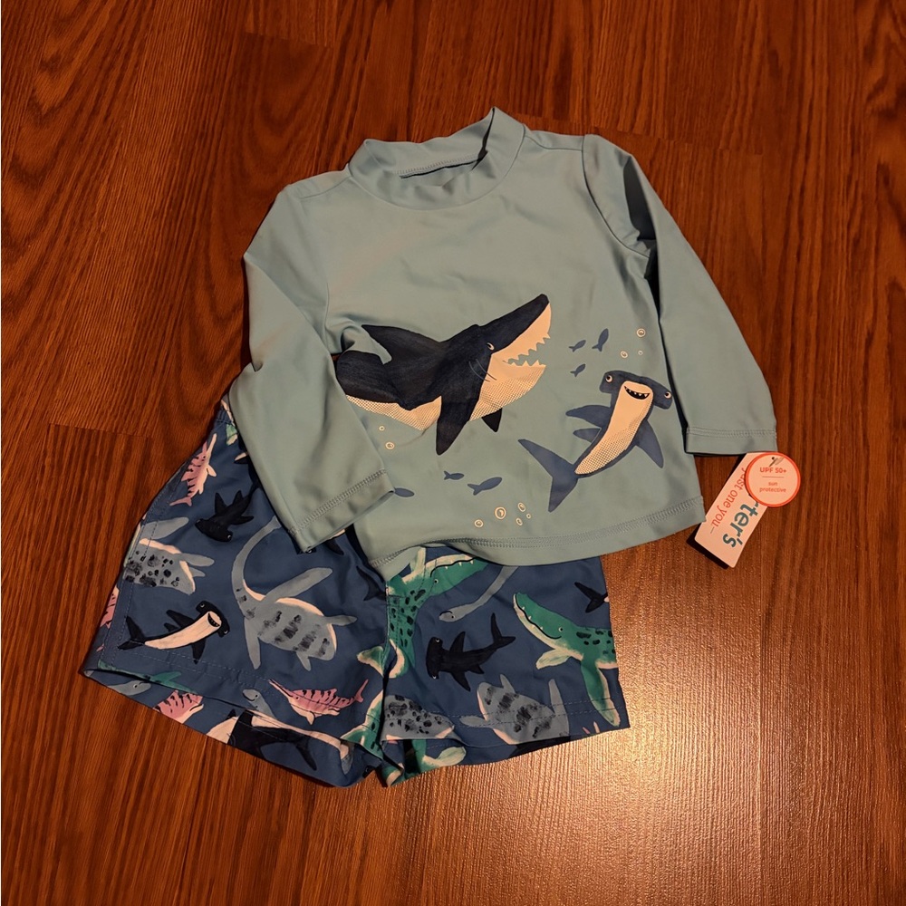 Carter's Ocean Adventure Swim Set - Blue